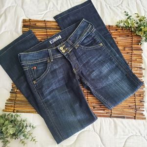 HUDSON BOOTCUT JEANS DARK WASH SIZE 27 LOS ANGELES DENIM